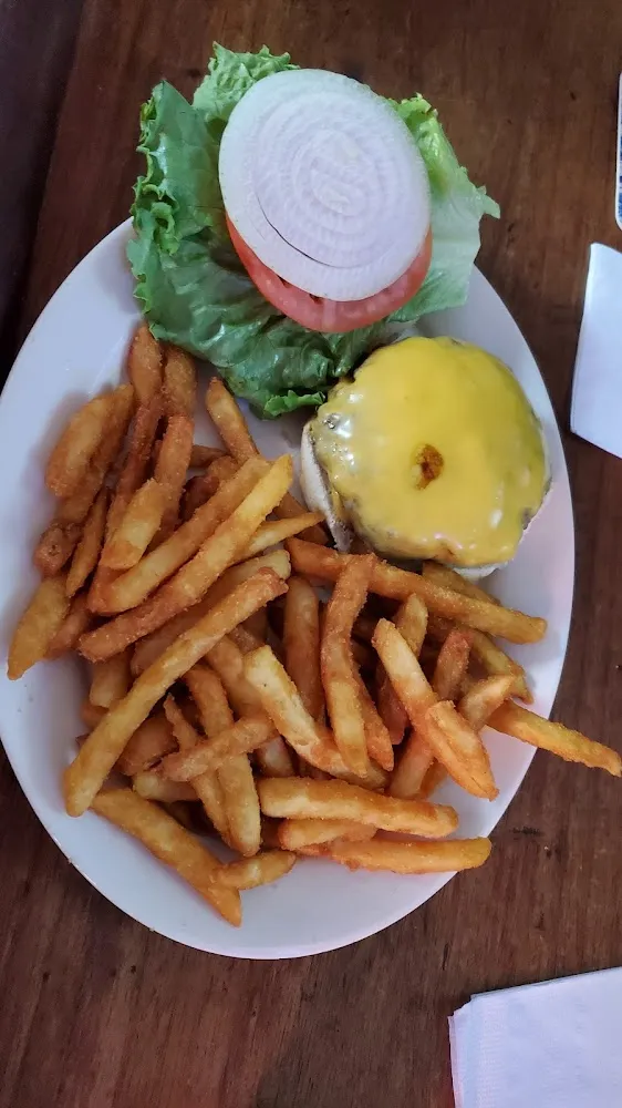 Burger and Fries